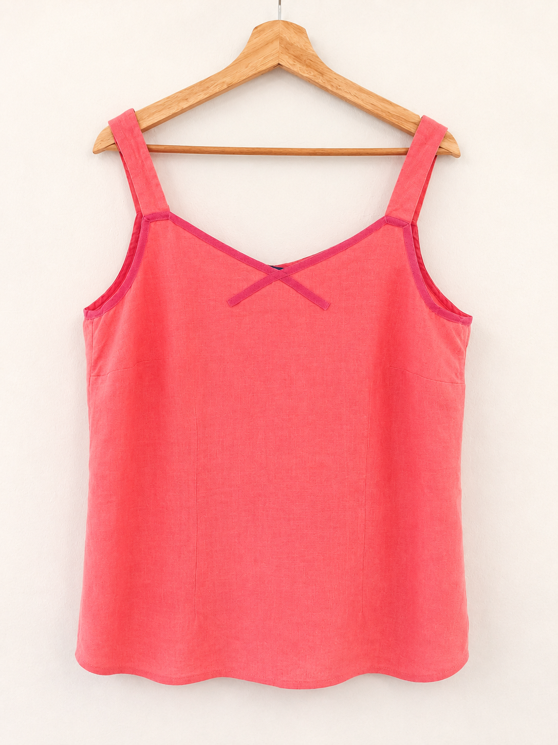 Vintage Linen Tank Top - Front